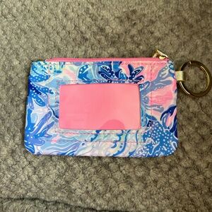 Lilly Pulitzer ID Holder Keychain